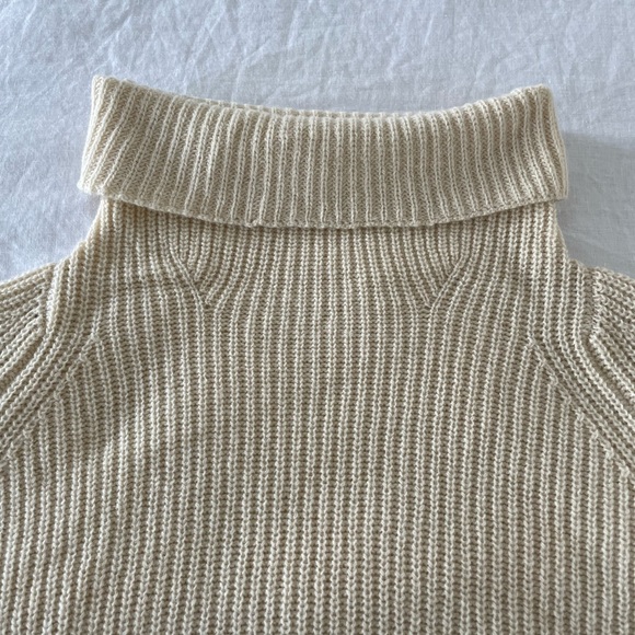 Monica Cordera Natural Wool Turtleneck - Picture 2 of 8
